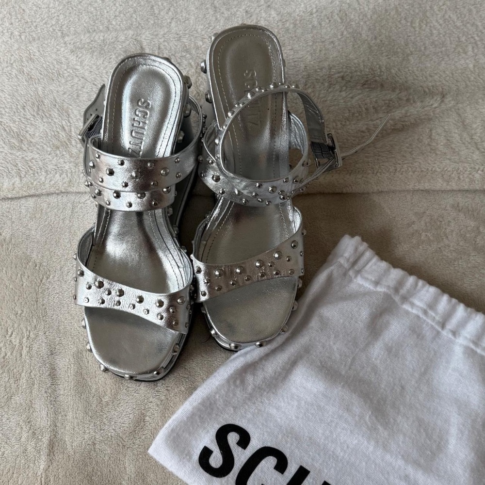 SCHUTZ wedge platform heels